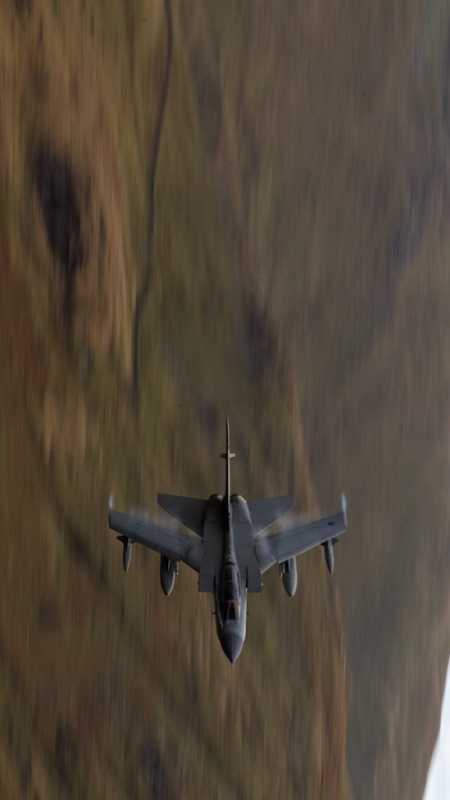 RAF Tornado GR4, flying the Mach Loop in Wales LFA7